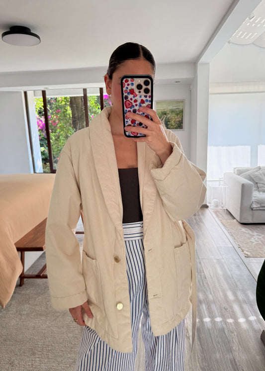 BLAZER WRAP UP CREMA