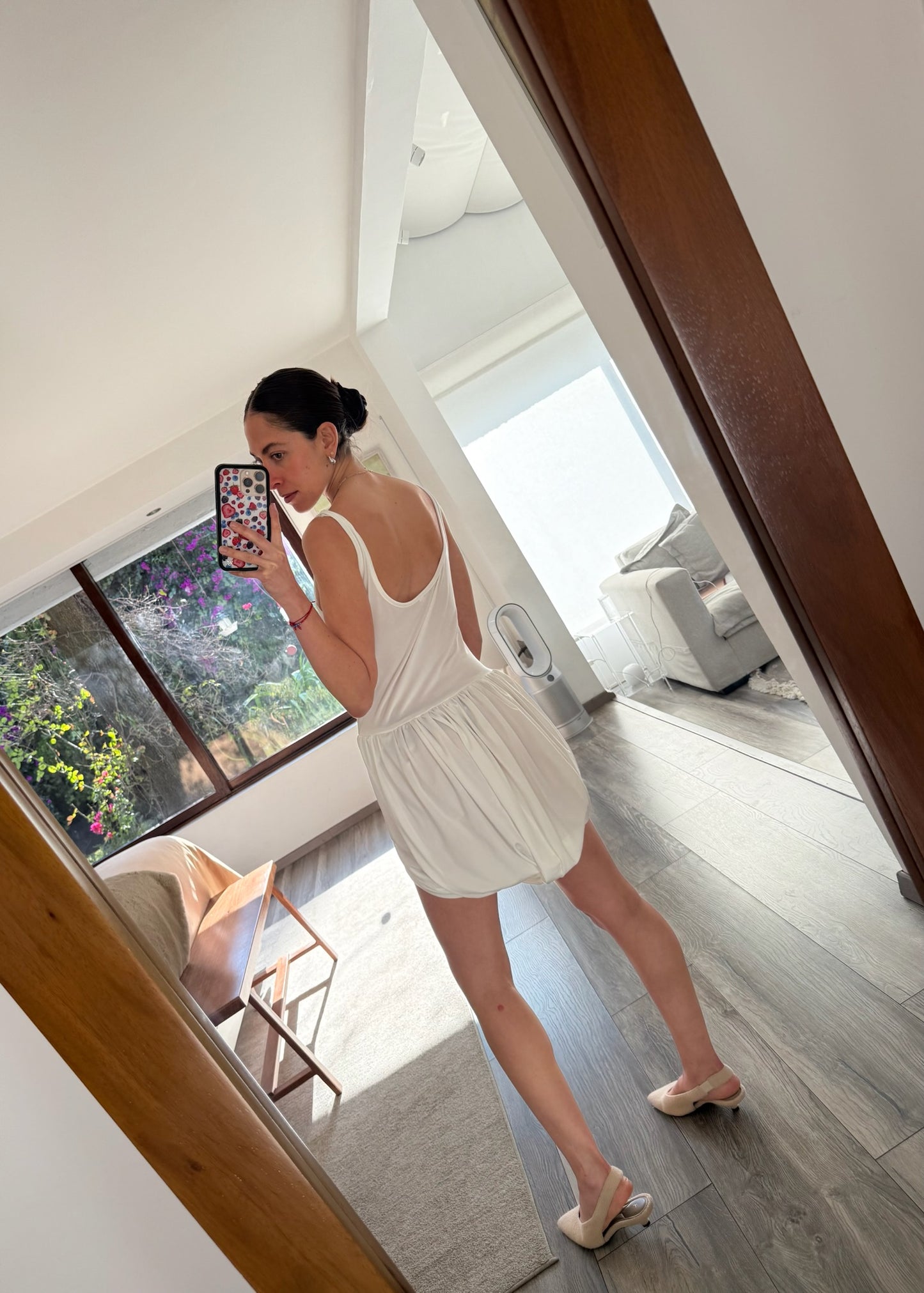 VESTIDO BOMBÓN BLANCO MINI