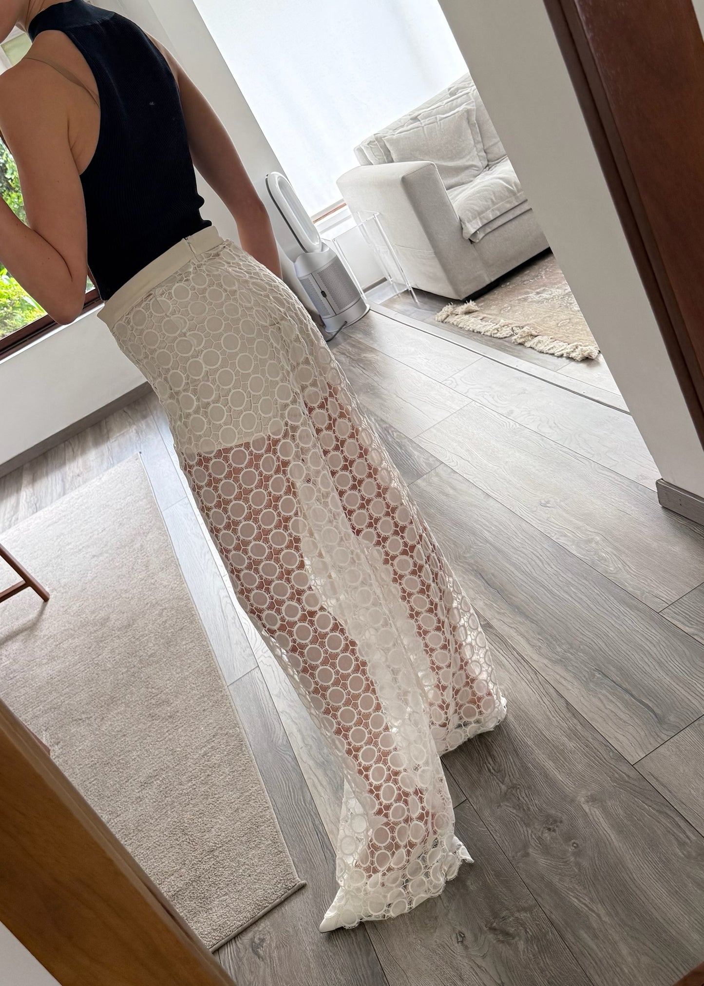 PANTALÓN BLANCO SEE THROUGH