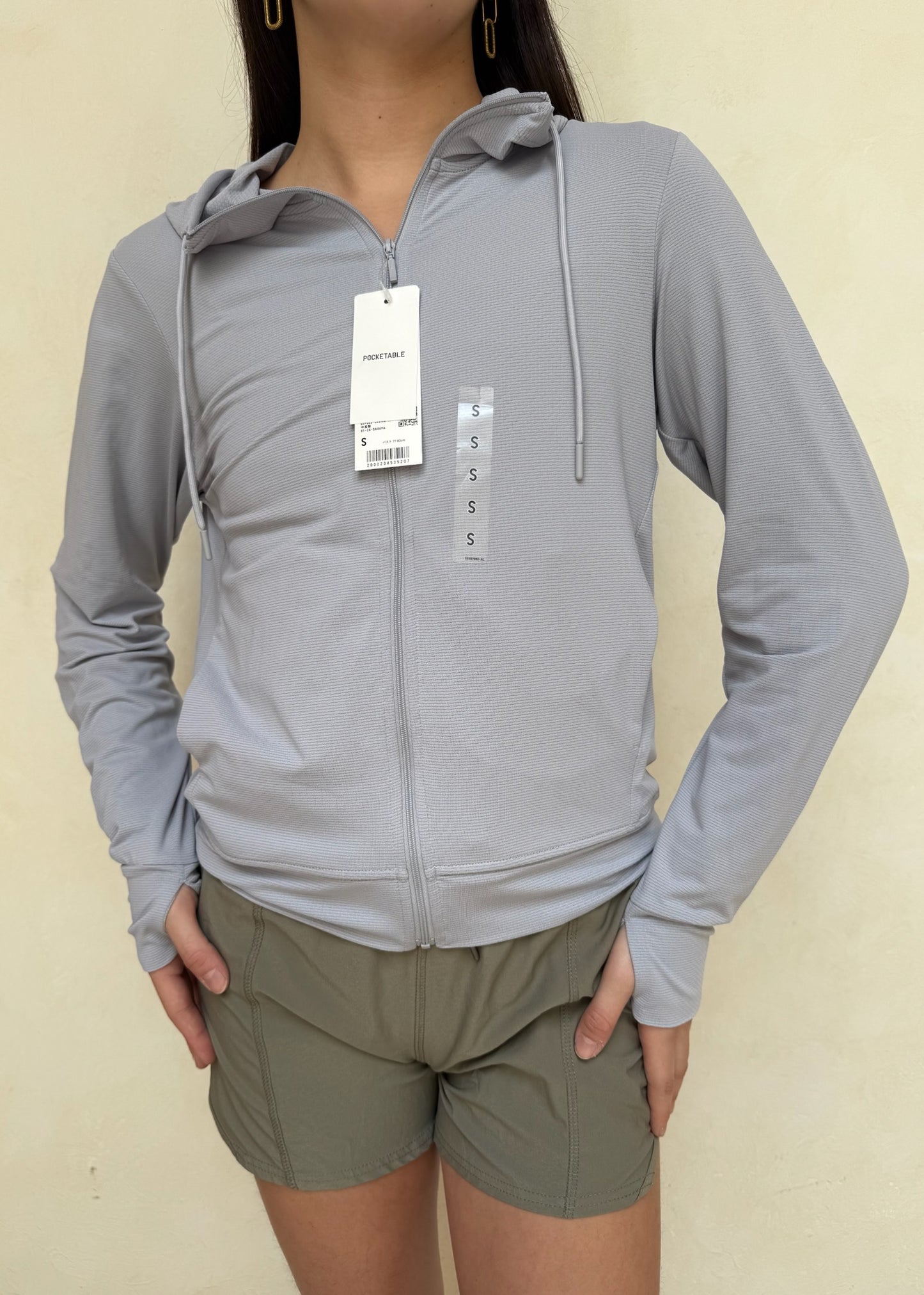 CHAMARRA ACTIVE GRIS