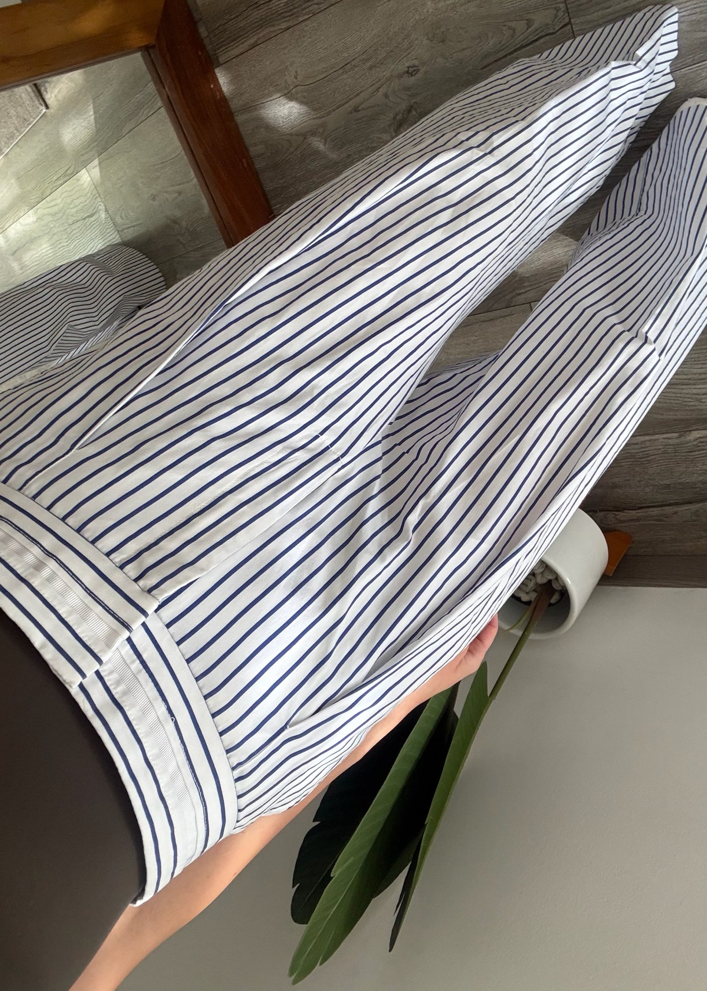PANTALÓN STRIPED AZUL Y BLANCO