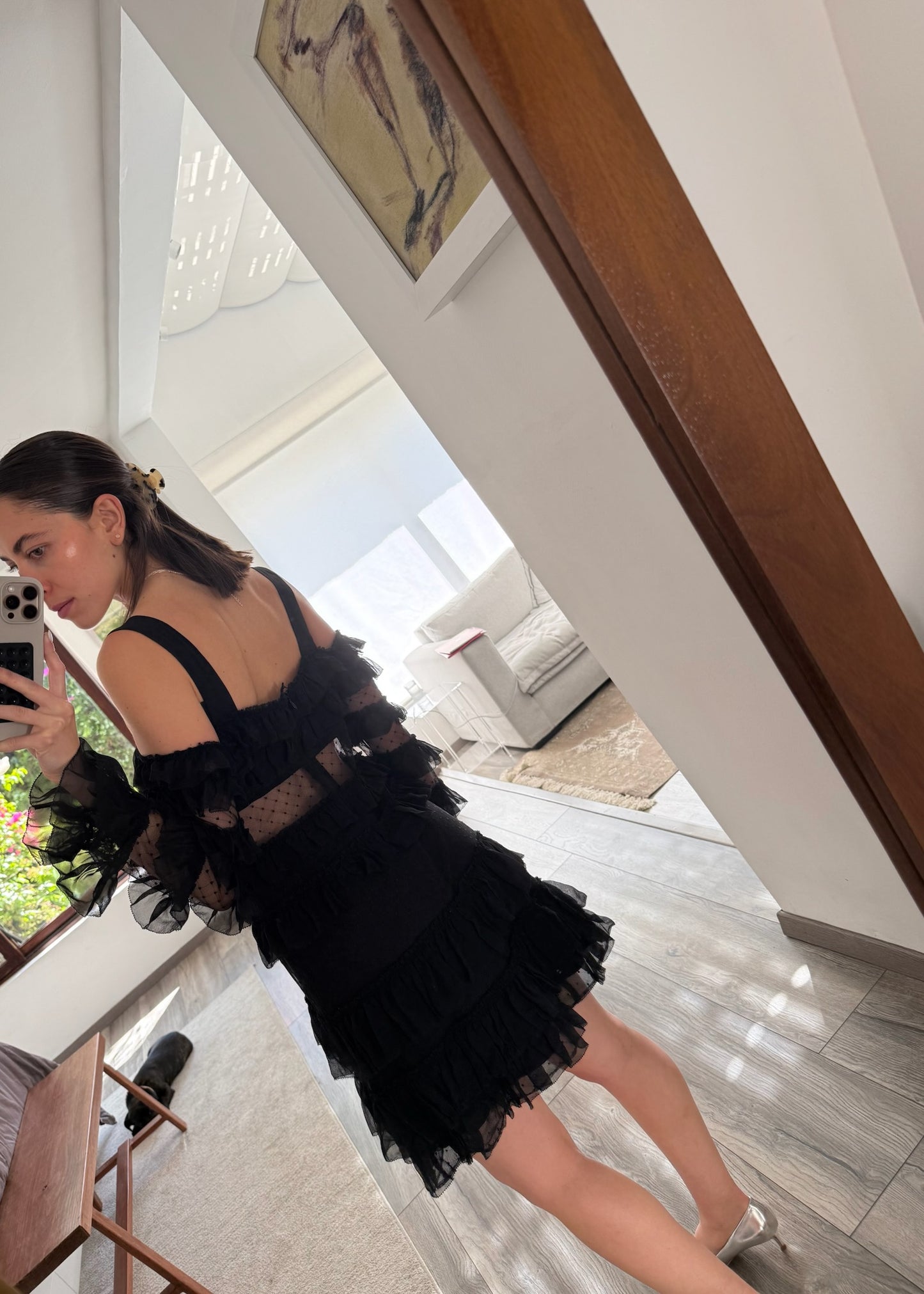 VESTIDO OFF THE SHOULDER CON ENCAJE