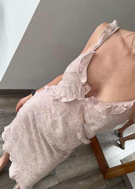 VESTIDO MIDI BABY PINK