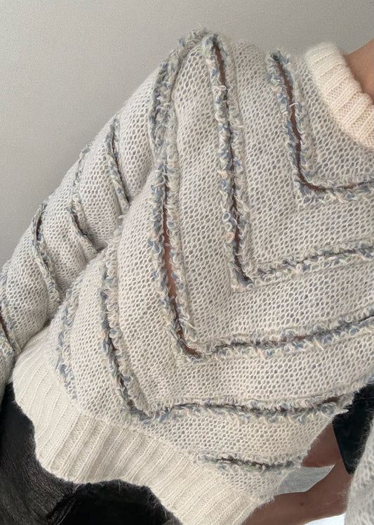 SUÉTER CHUNKY CON DETALLES SEE THROUGH