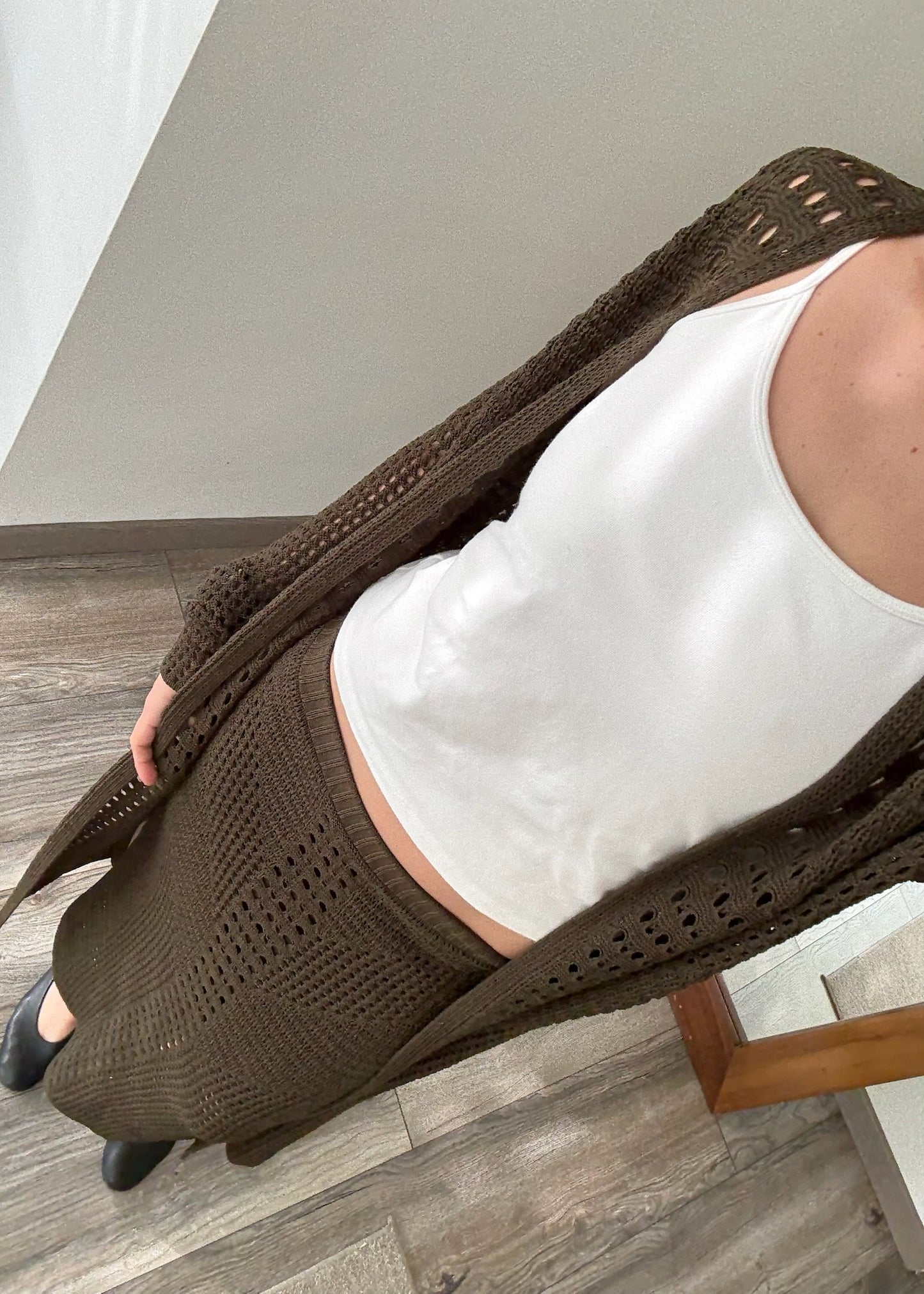 SET DE KNIT FALDA Y CARDIGAN