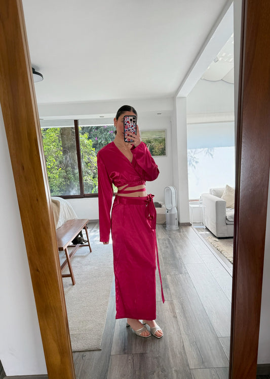 SET SILKY ROSA MEXICANO