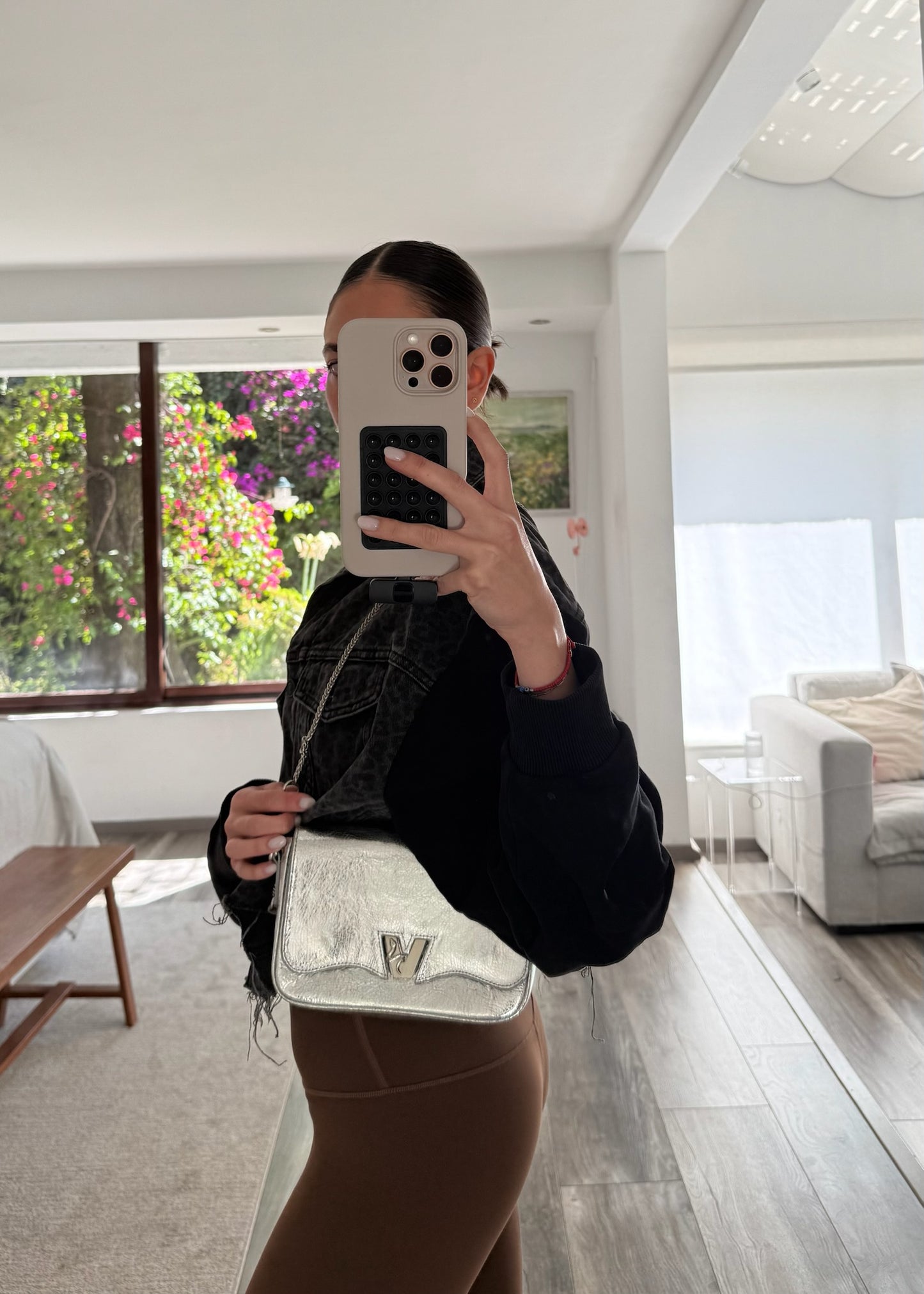 CROSSBODY PLATEADA