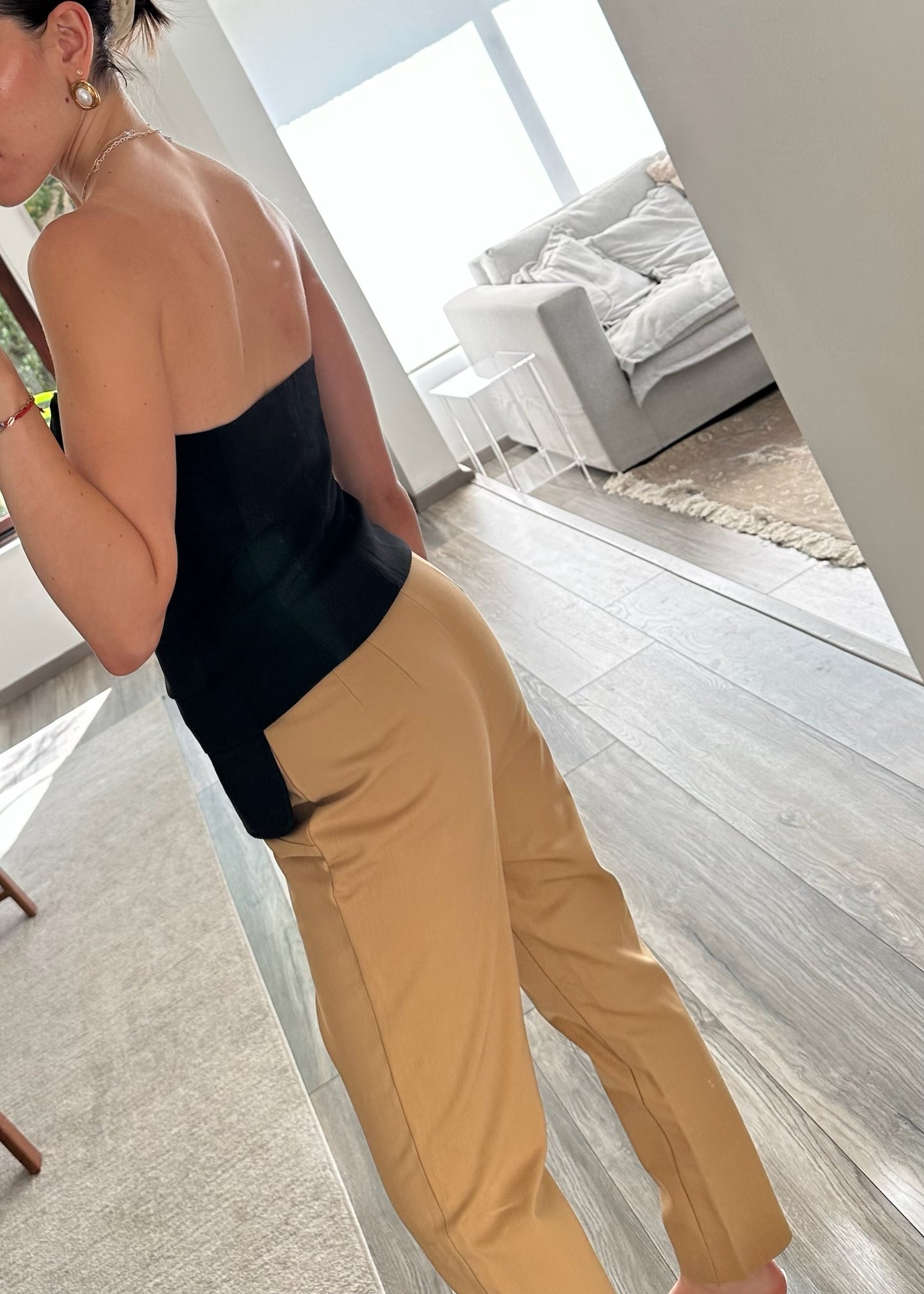 TOP STRAPLESS DE TIPO BLAZER