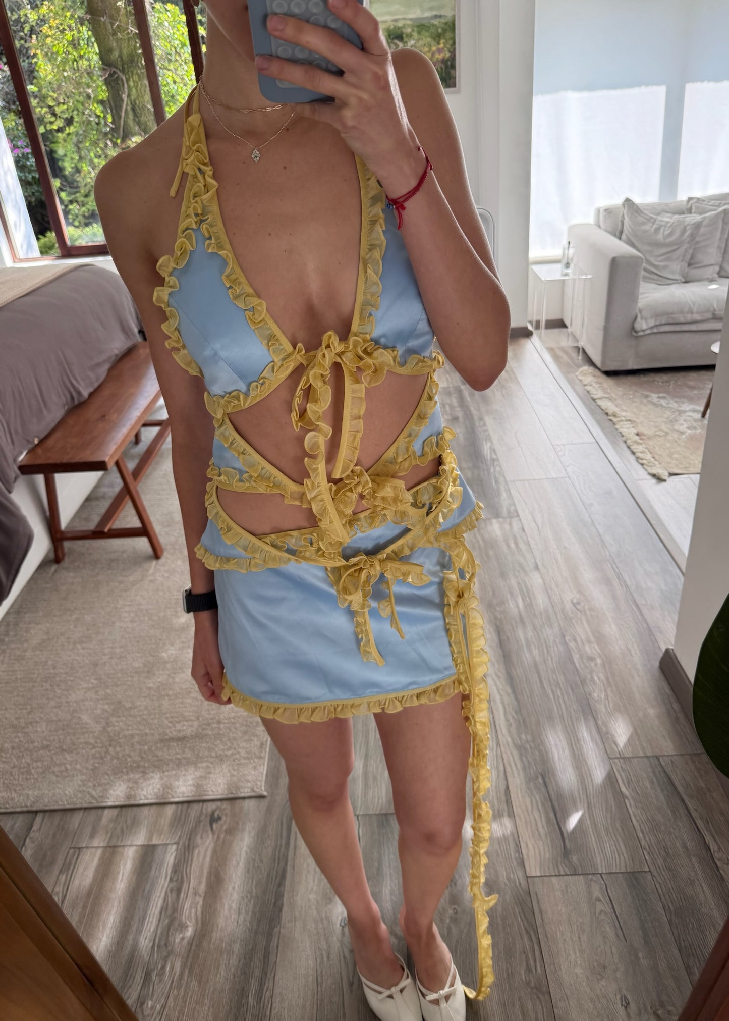 SET CUTE BLUE WITH YELLOW