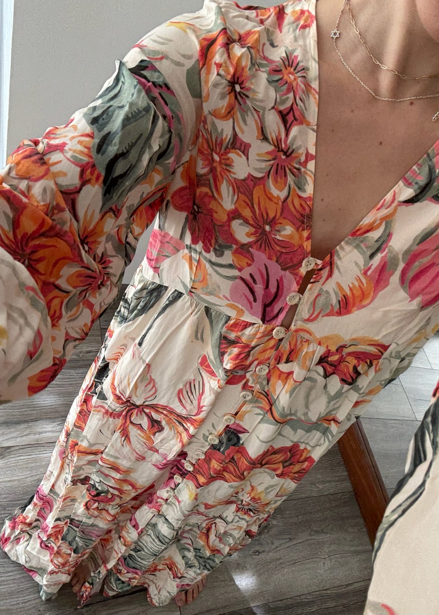 VESTIDO PLAYERO CON PRINT