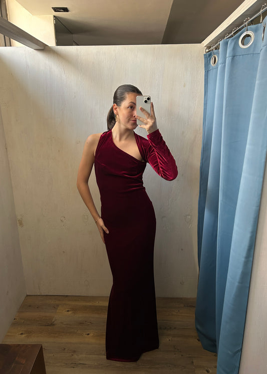 VESTIDO MAXI VELVET