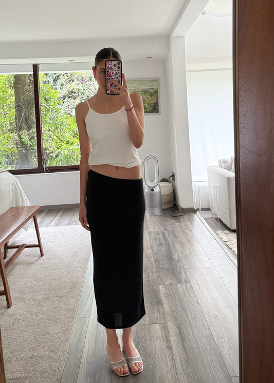 FALDA MIDI ASIMÉTRICA