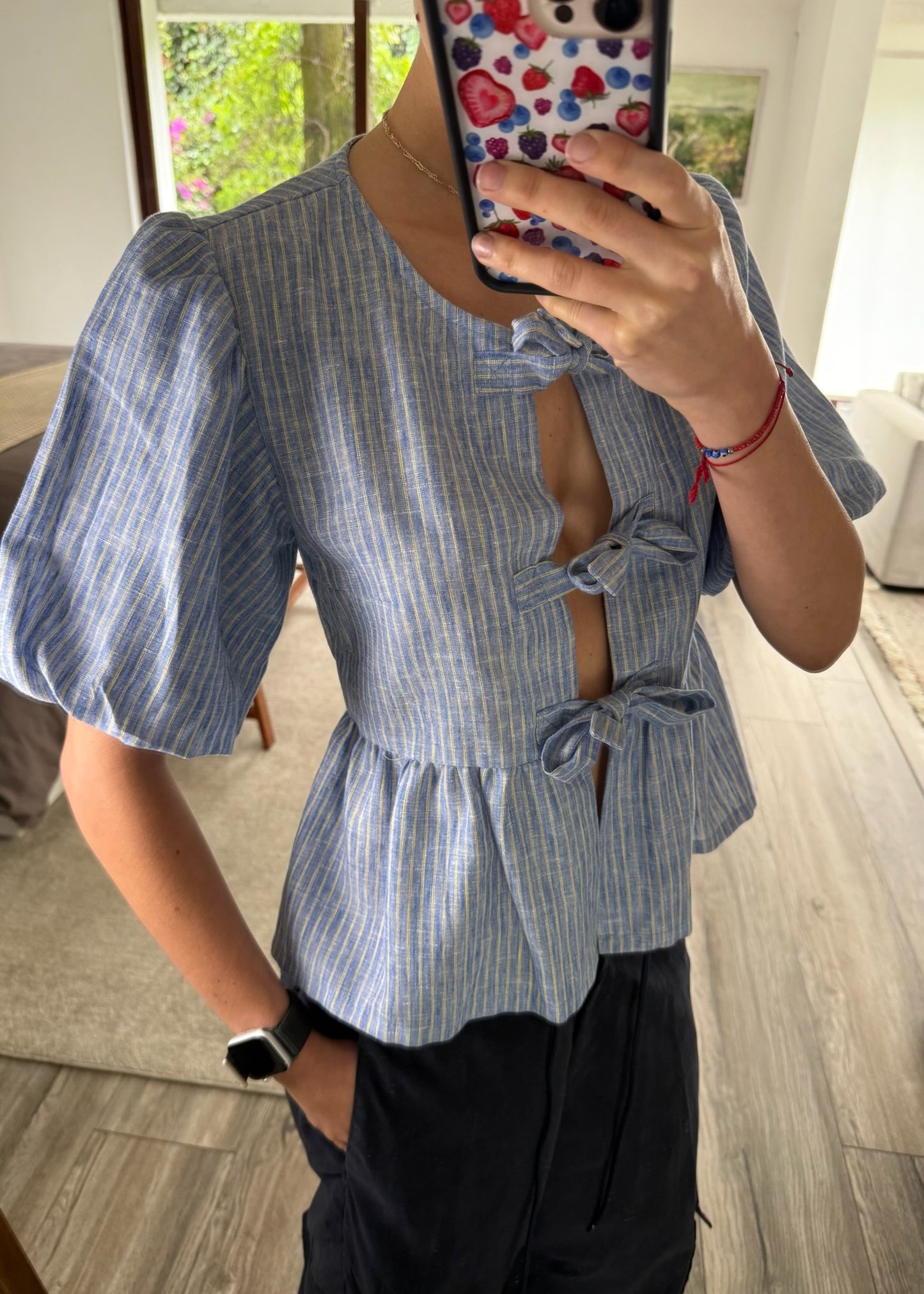 TOP GIRLY STRIPED