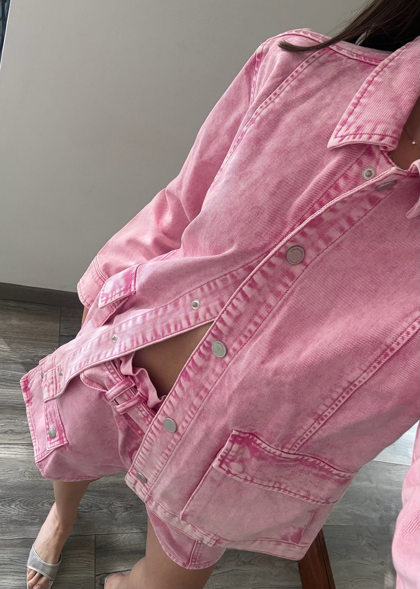 SET DENIM ROSA