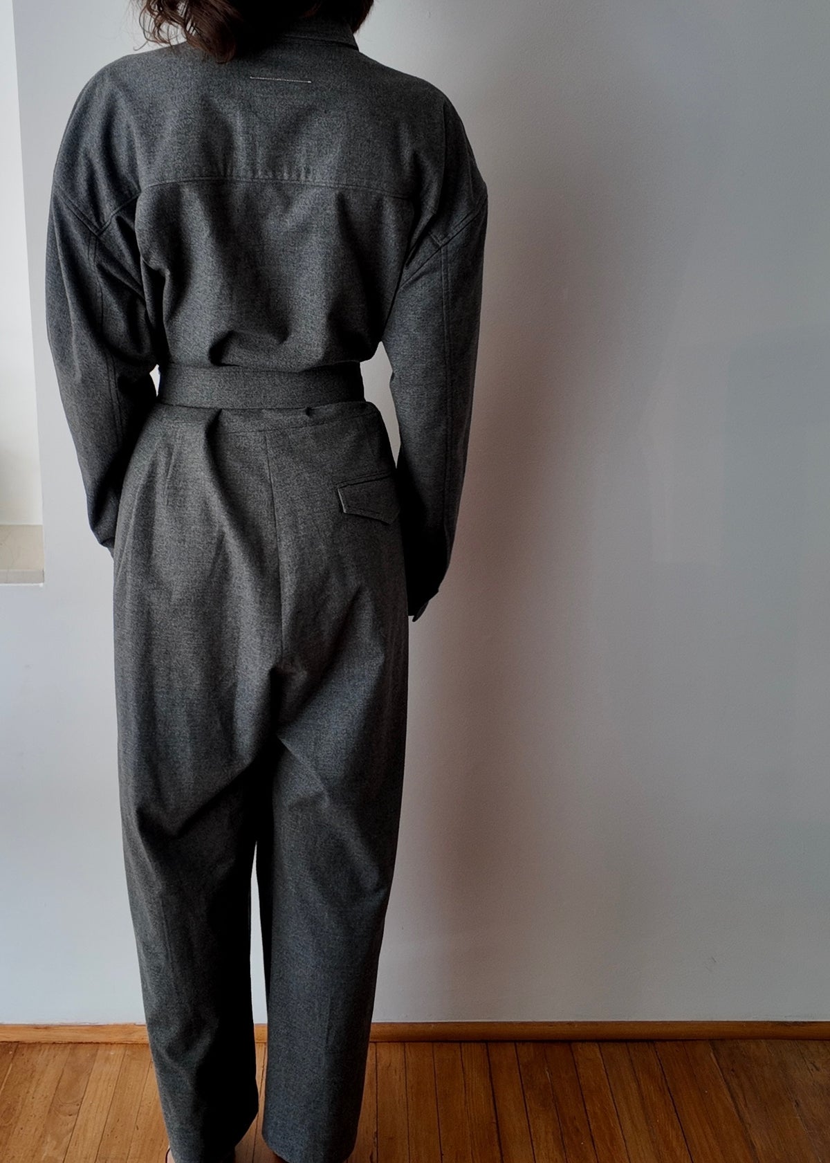 JUMPSUIT GRIS CARGO