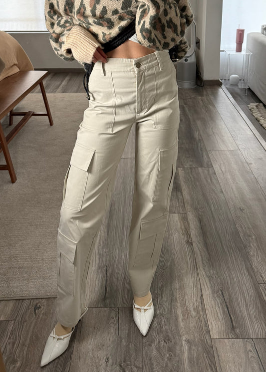 CARGO PANTS BEIGE