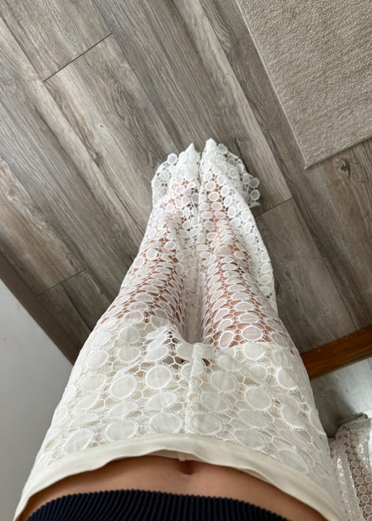 PANTALÓN BLANCO SEE THROUGH