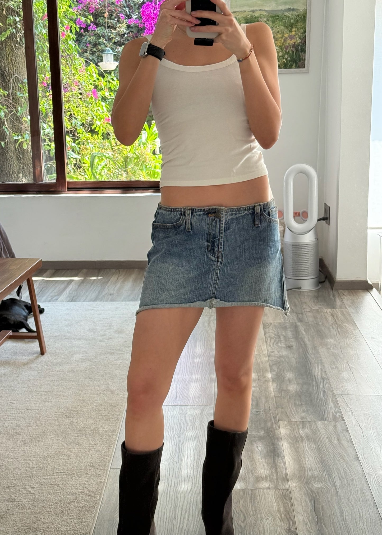 MINI FALDA DE JEANS