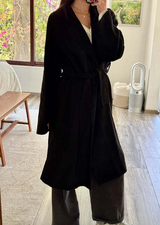ABRIGO NEGRO LARGO