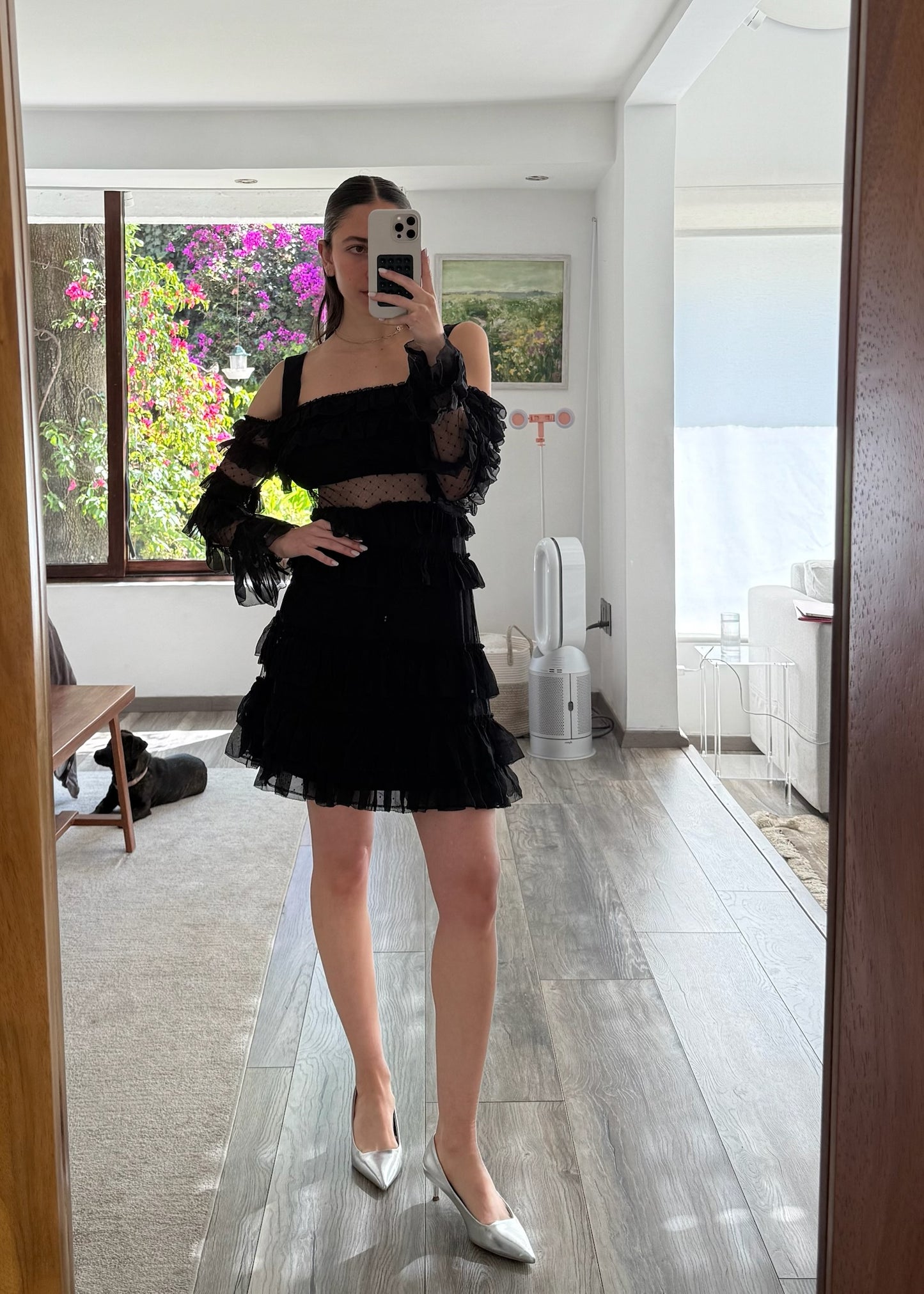 VESTIDO OFF THE SHOULDER CON ENCAJE