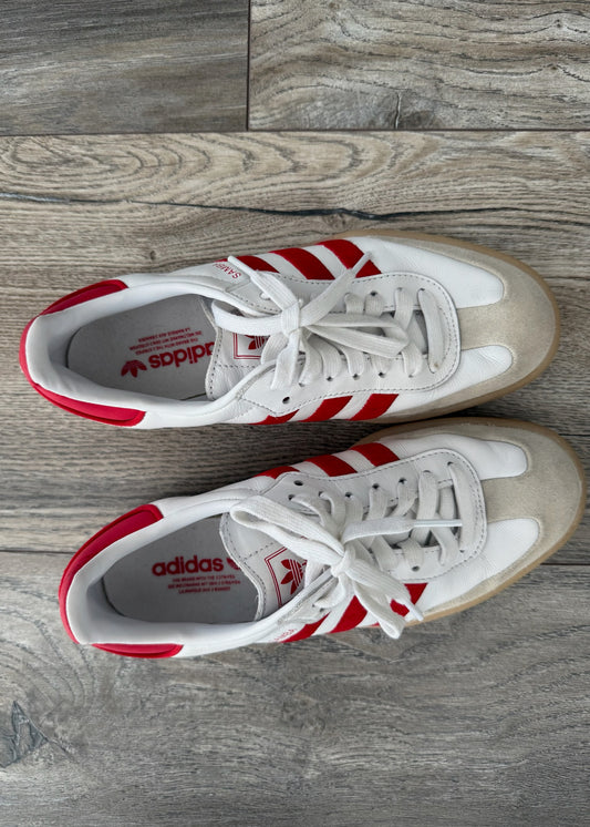 TENIS SAMBA BLANCO CON ROJO