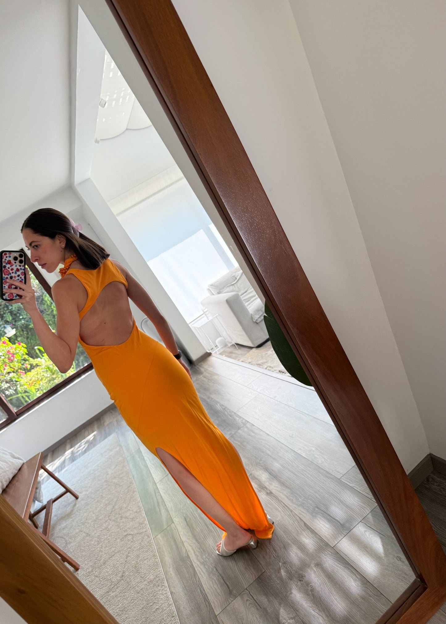 VESTIDO MAXI CON PIEDRAS