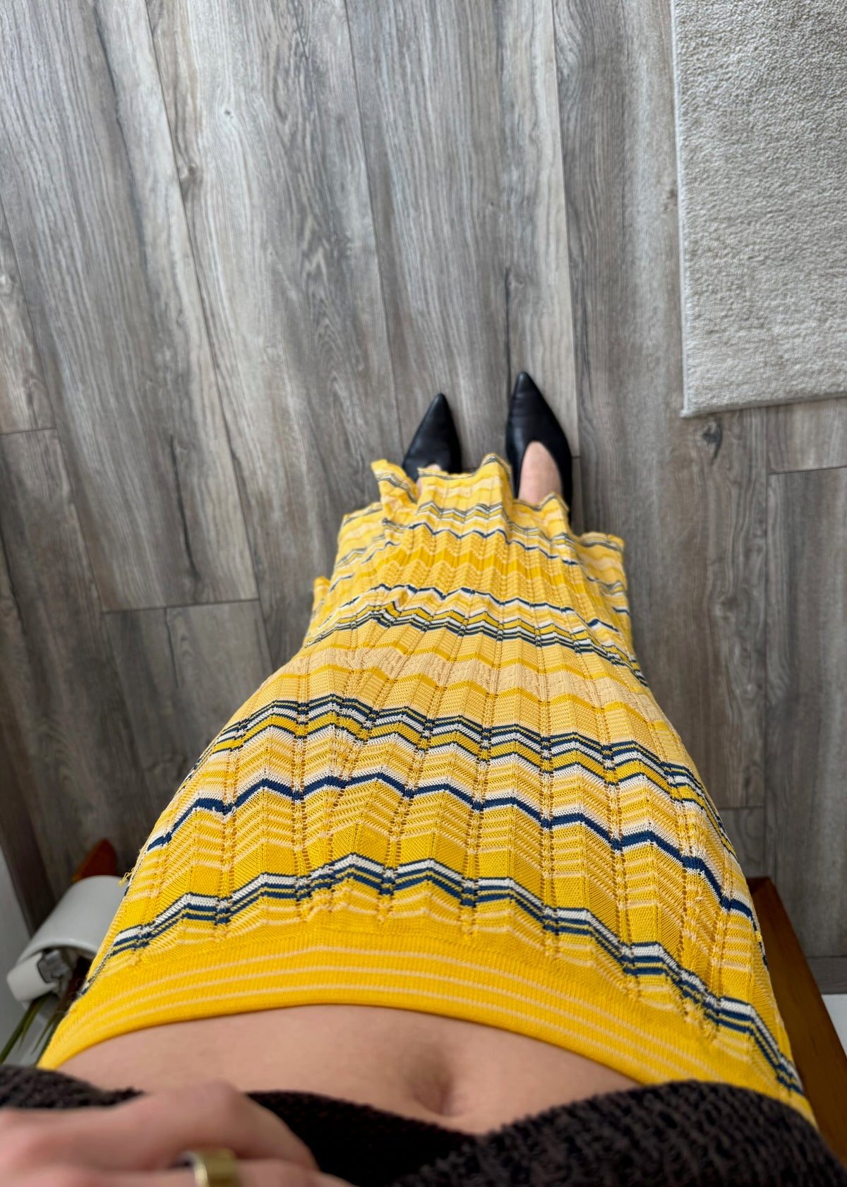 FALDA MIDI DE KNIT