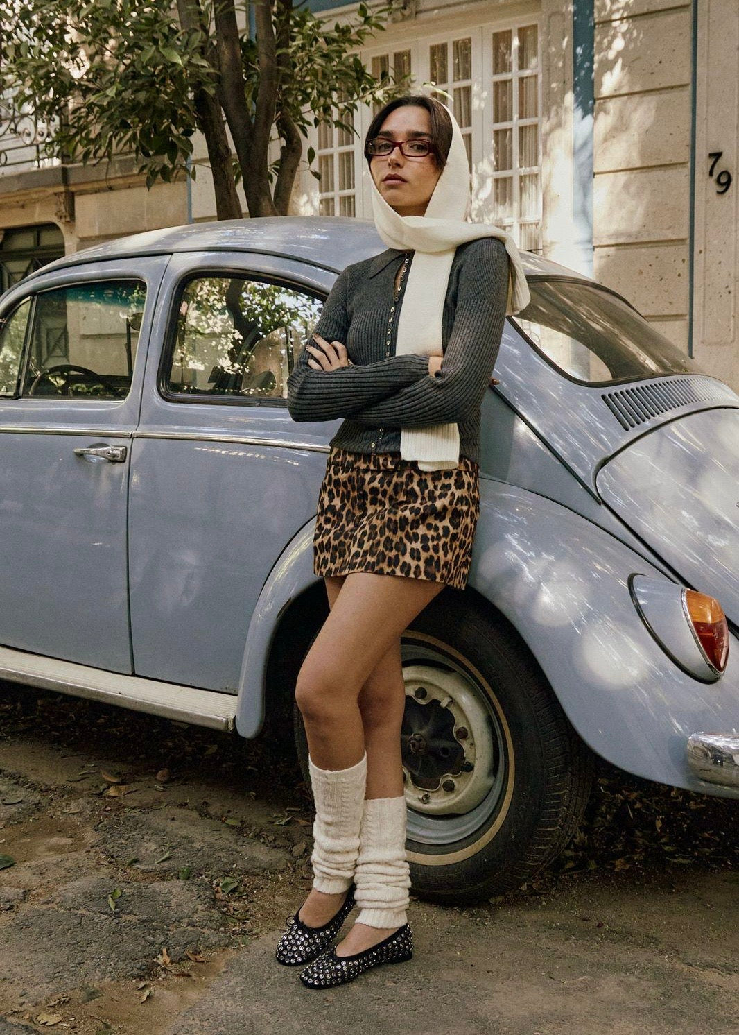 SKORT MINI DE ANIMAL PRINT