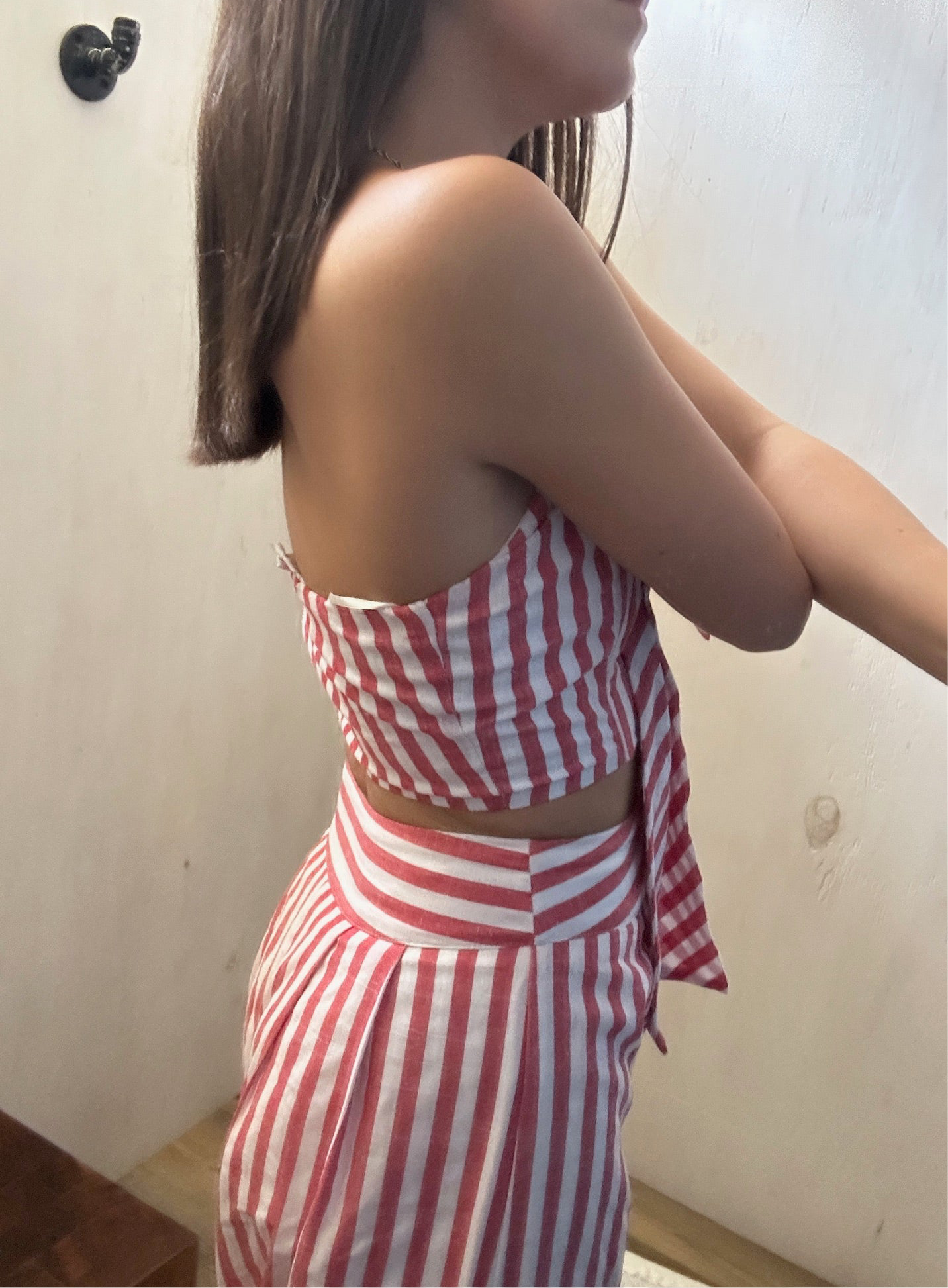 SET STRIPED TOP Y PANTALON