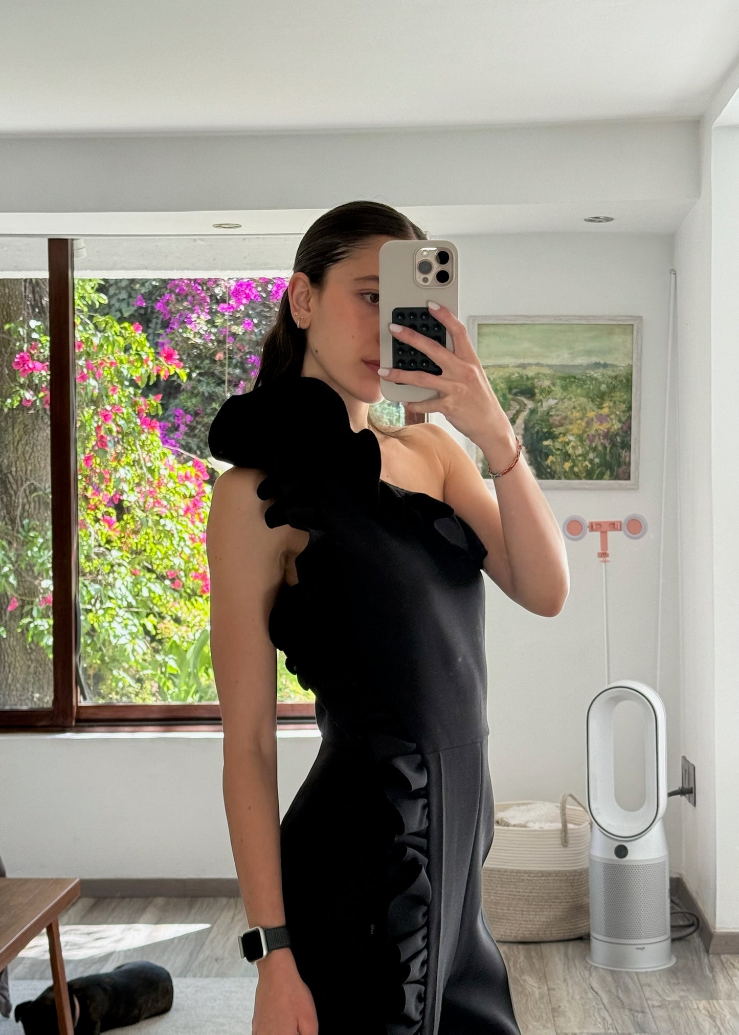 JUMPSUIT ONE SHOULDER CON OLANES