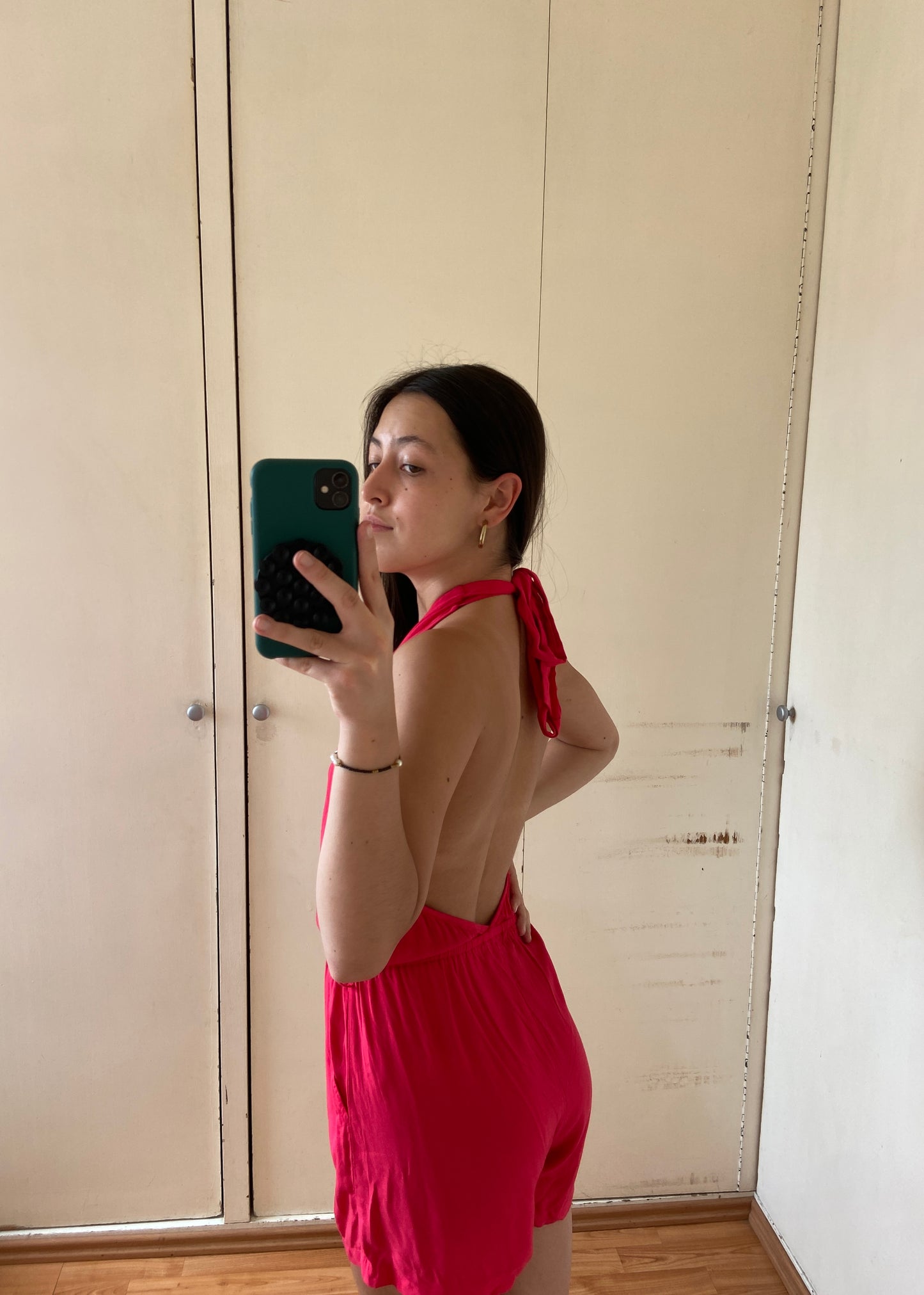 JUMPER HALTER ROJO