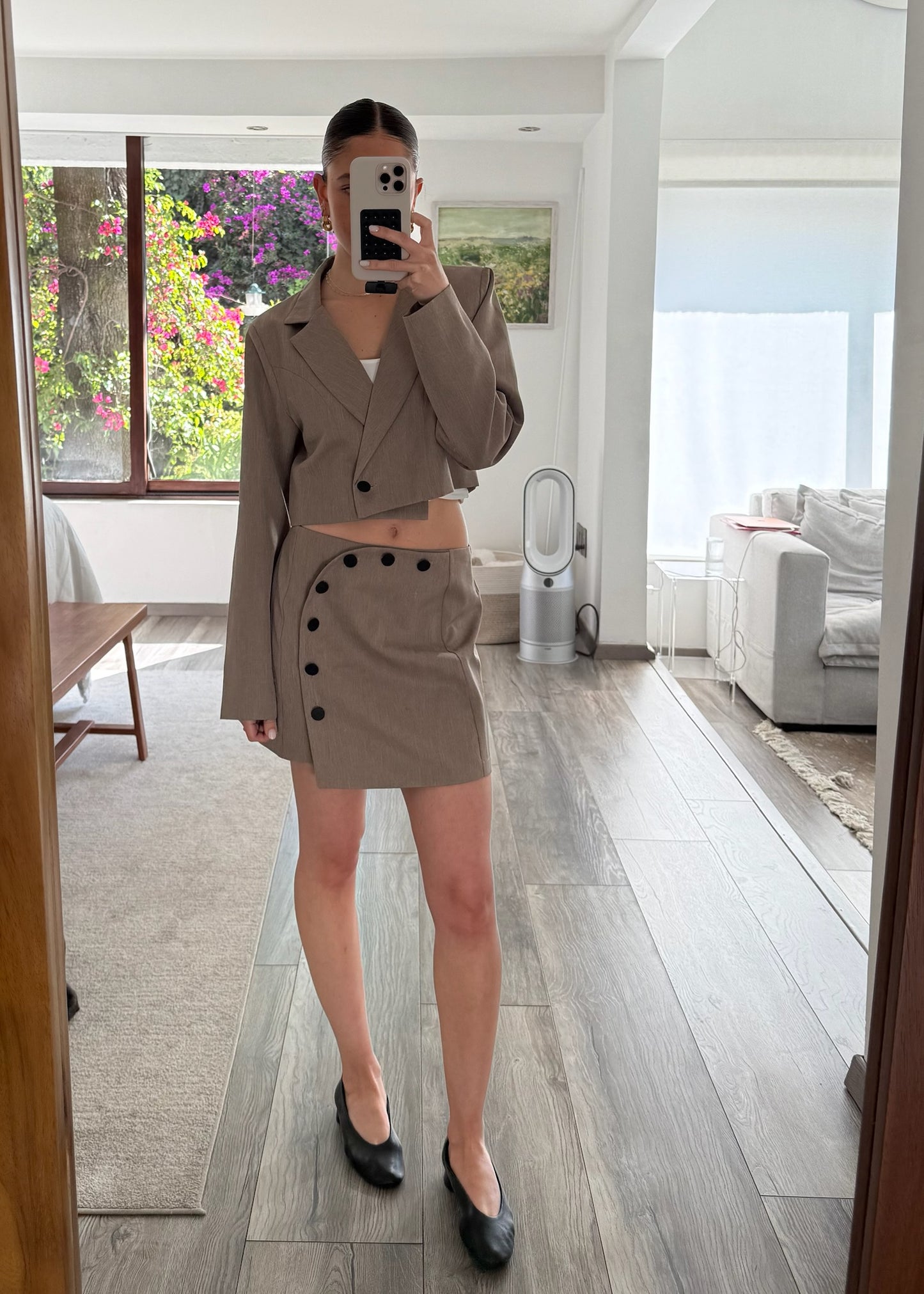 SUIT SKIRT SET
