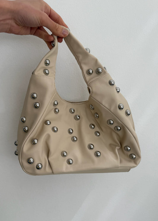 HANDBAG CREMA CON ESTOPEROLES