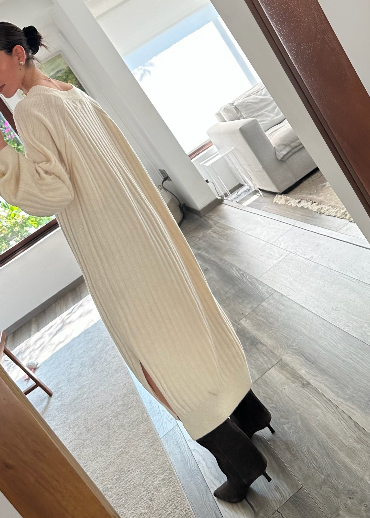 VESTIDO MIDI DE SUETER