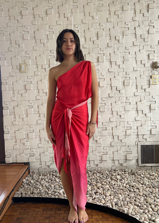 VESTIDO FLUIDO DEGRADADO