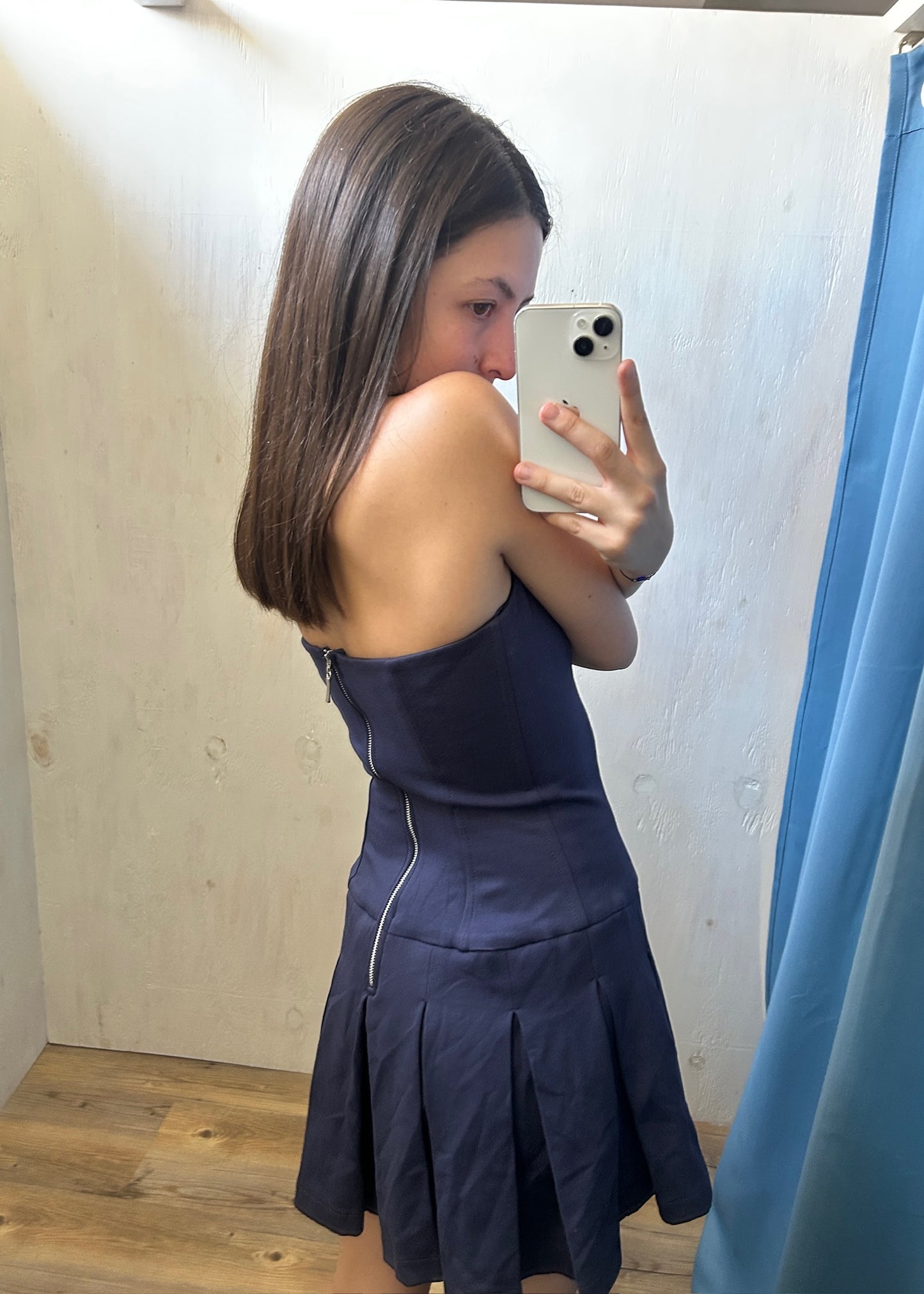 VESTIDO STRAPLESS SCHOOL GIRL