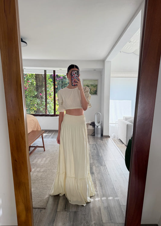 SET TOP Y FALDA GIRLY