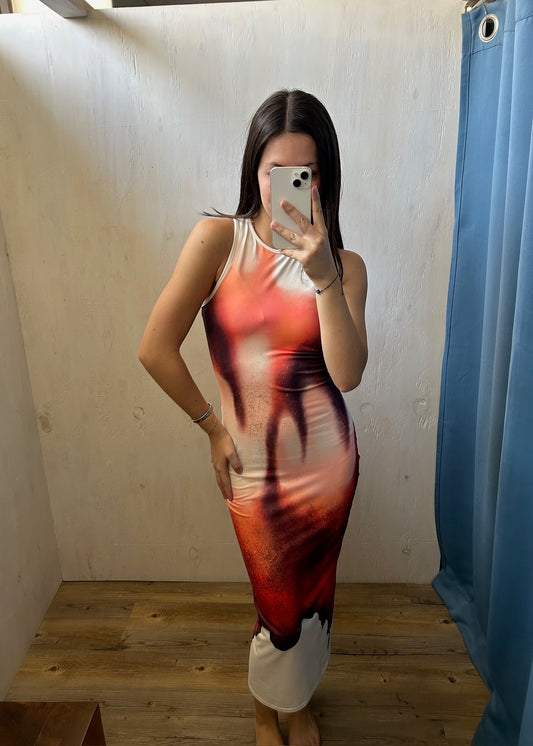 VESTIDO CON PRINT