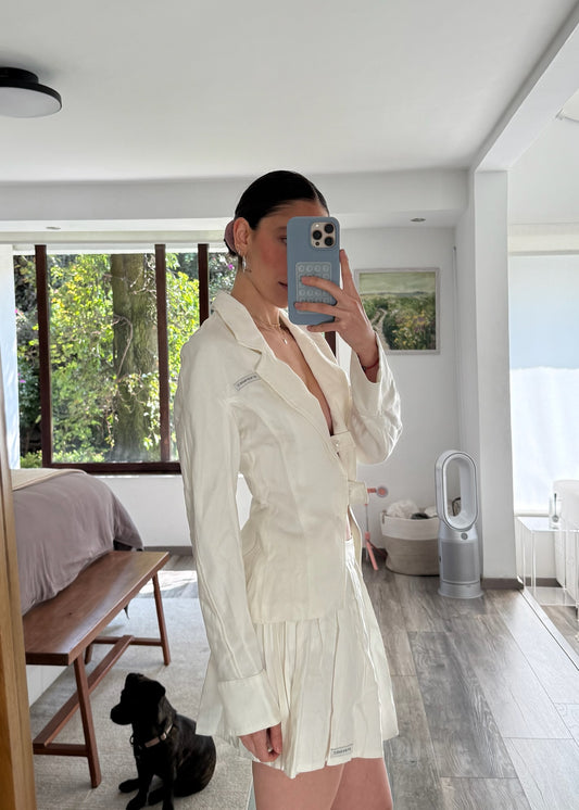 SET BLAZER Y FALDA PREPPY