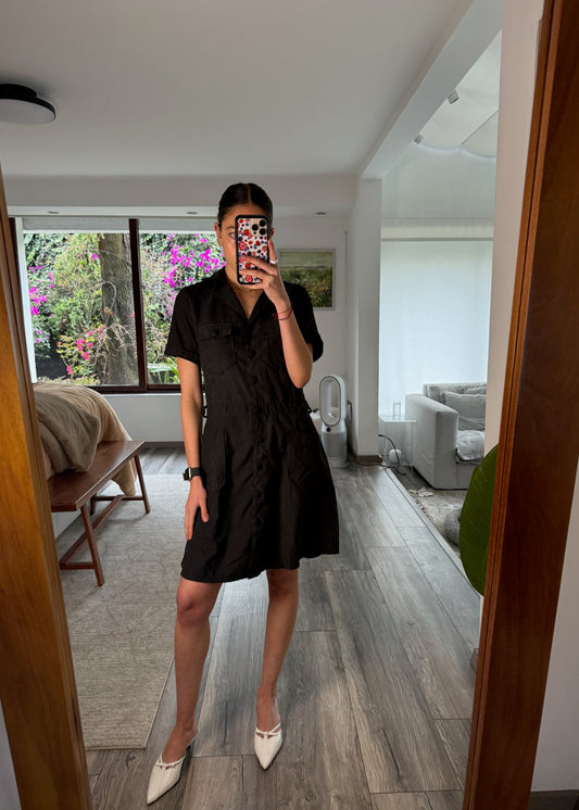 VESTIDO CARGO NEGRO