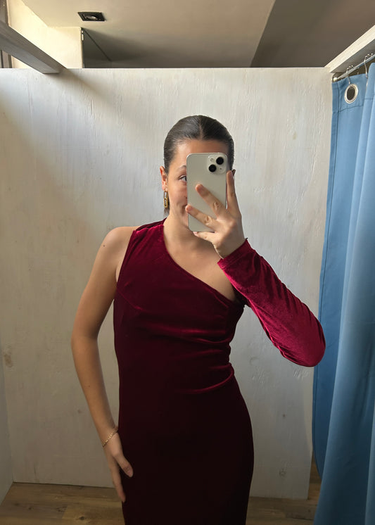 VESTIDO MAXI VELVET
