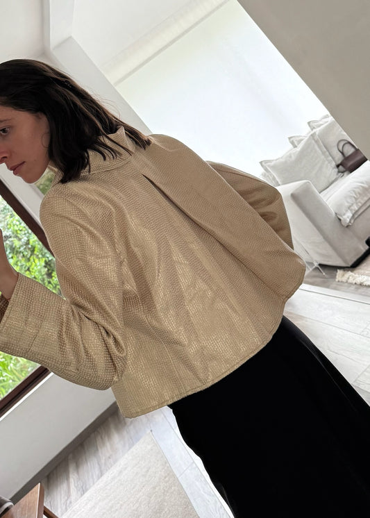 BLAZER VINTAGE DORADO