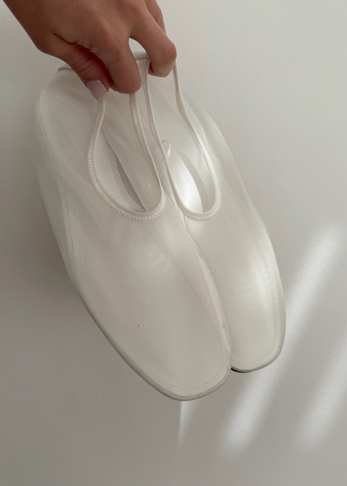 BALLERINAS BLANCAS DE MESH