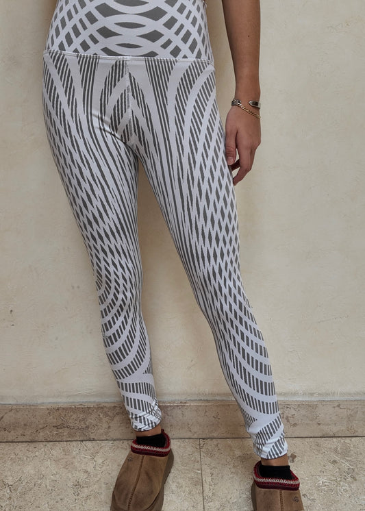 ACTIVE LEGGINGS BLANCOS CON PRINT