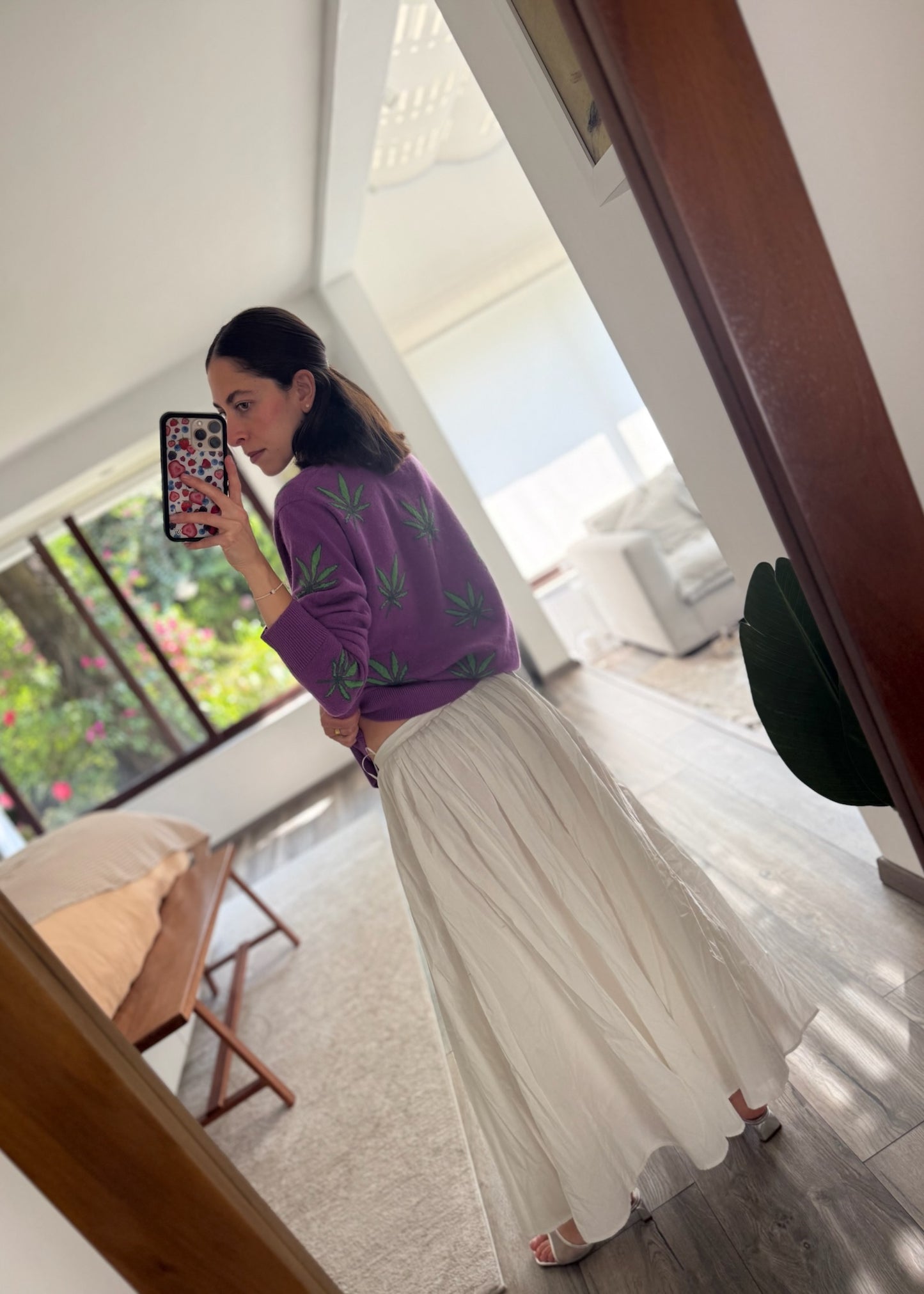 SUÉTER MORADO DE CASHMERE