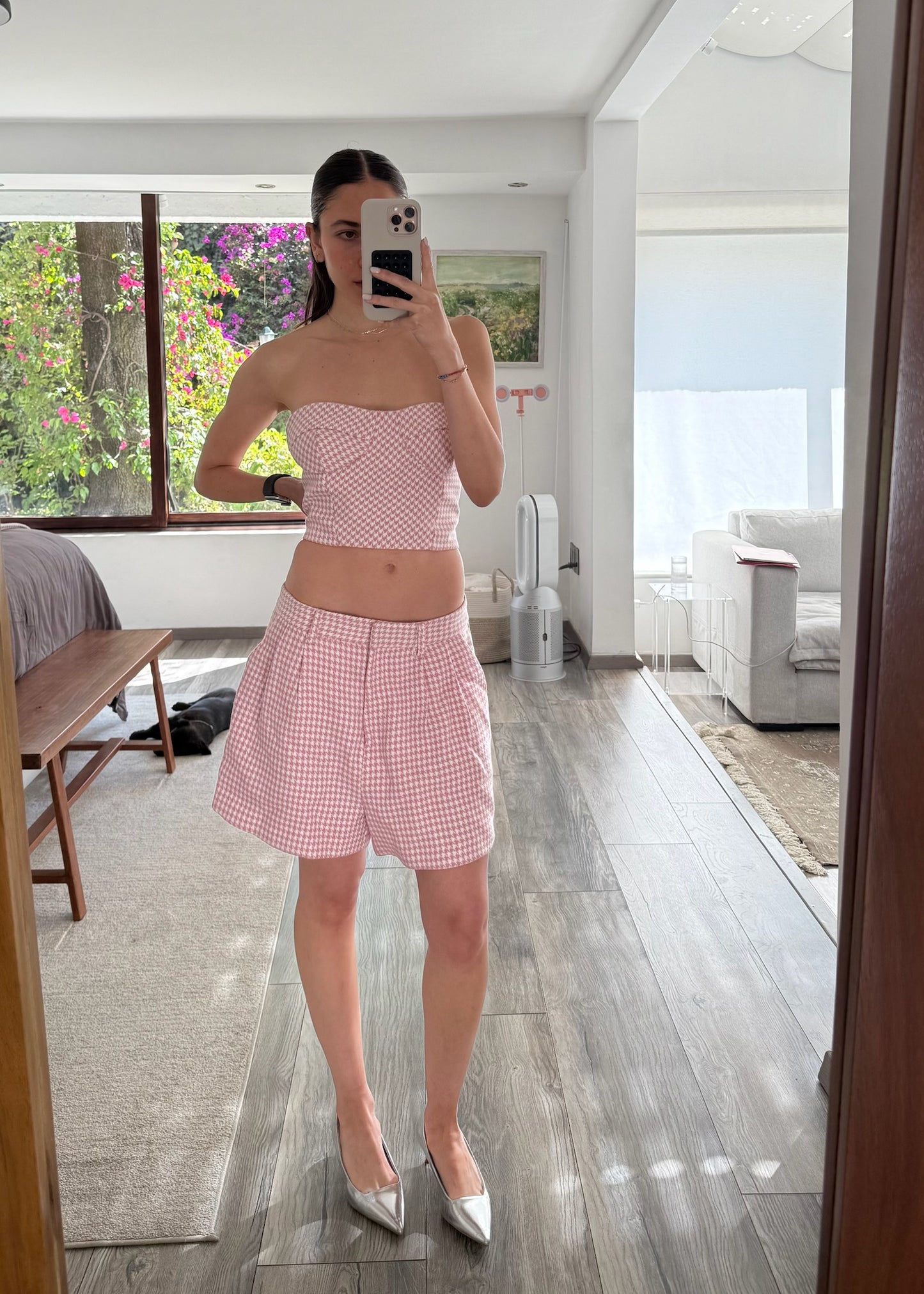 SET ROSA TOP Y SHORT