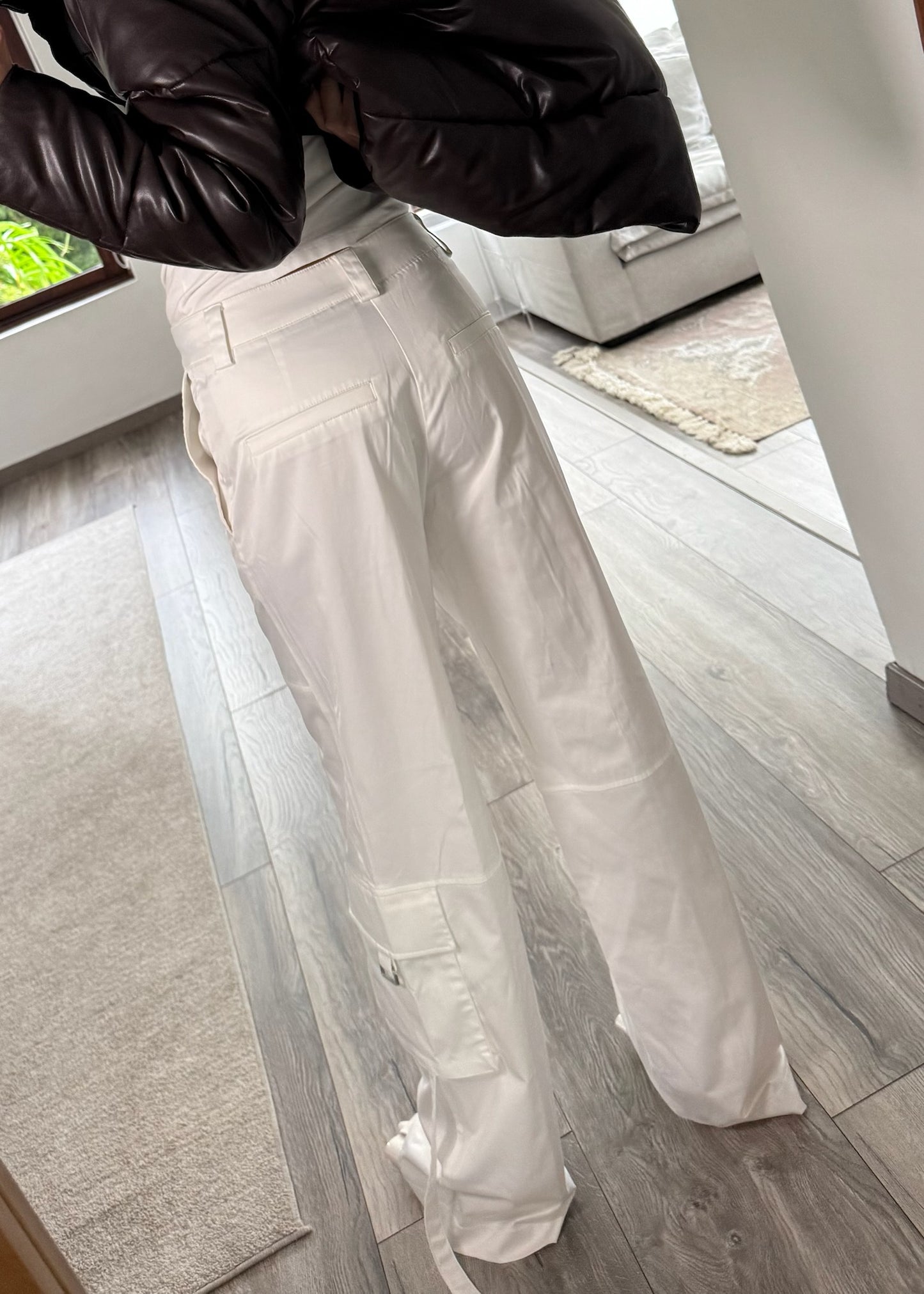 CARGO PANTS BLANCOS SANTINADOS