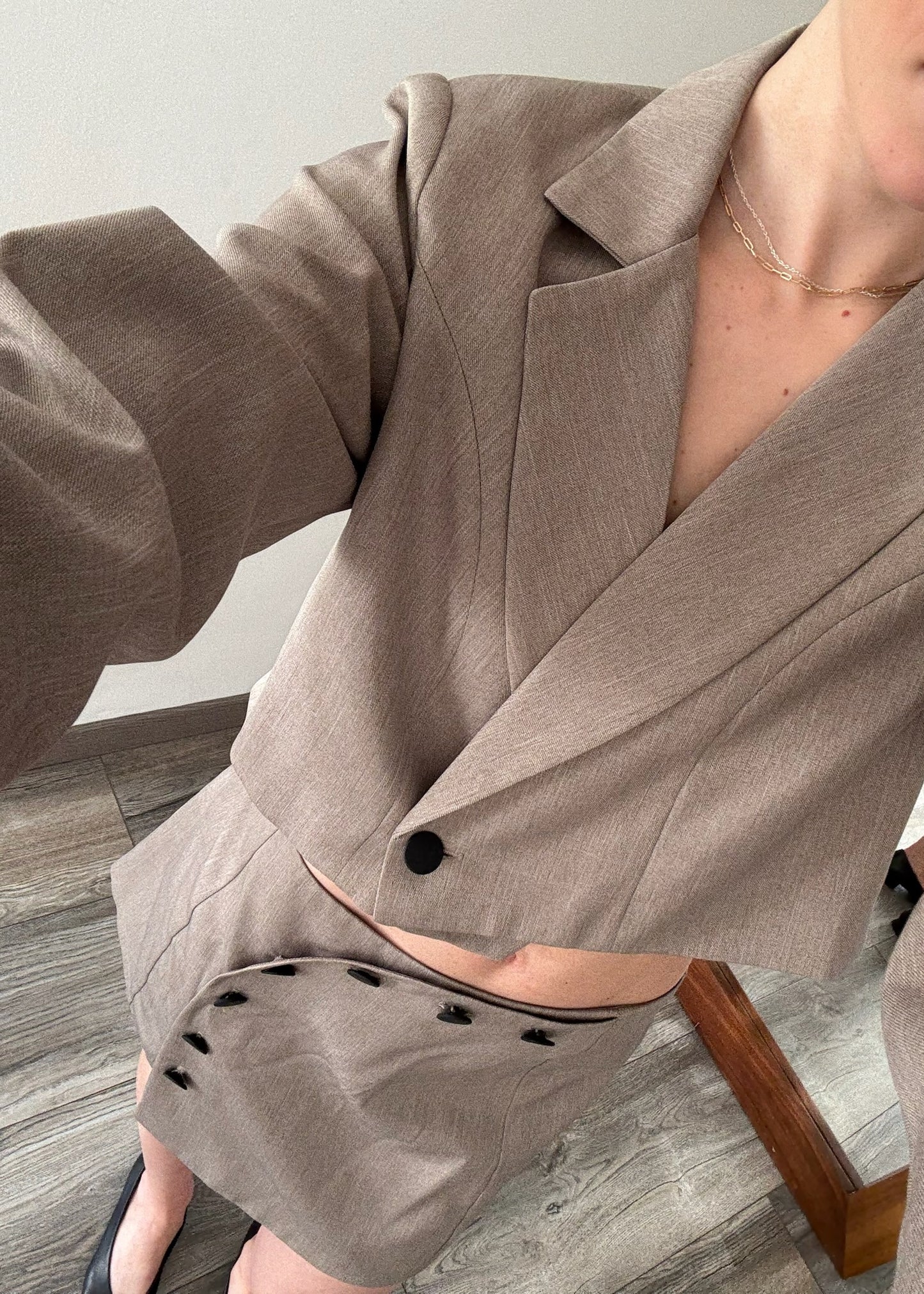 SUIT SKIRT SET