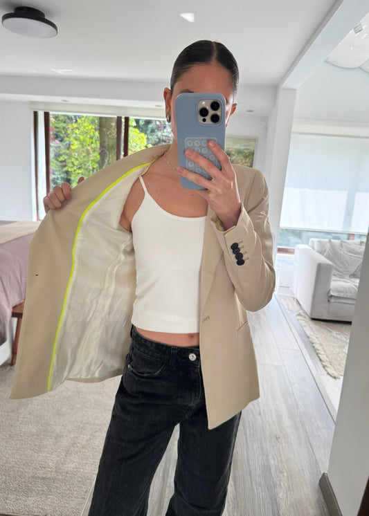 BLAZER BEIGE BÁSICO