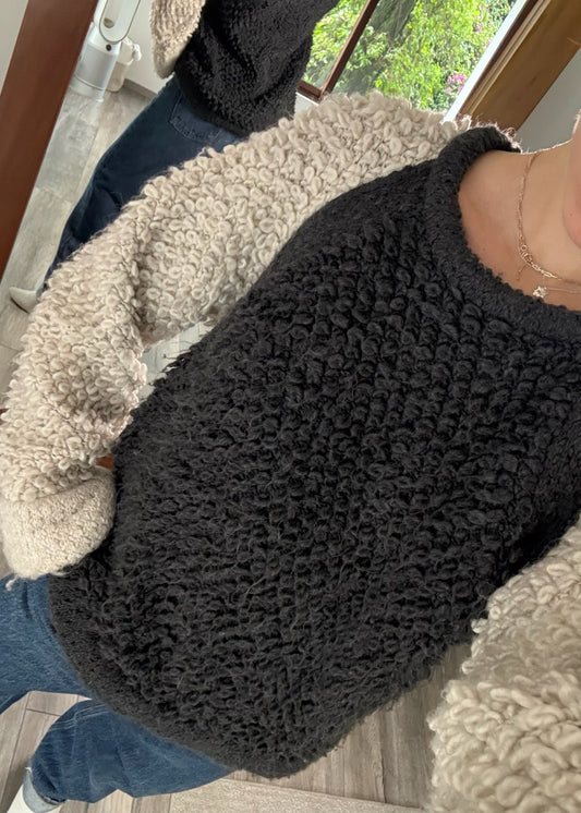 SUETER CHUNKY BICOLOR